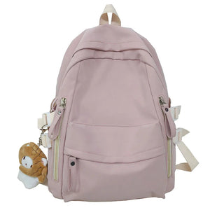 Teenage Girls Anti-Theft Backpack Women School Bag