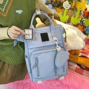 Teenage School Bag For Girls Backpack Women Printing Bookbags Middle Student Sch