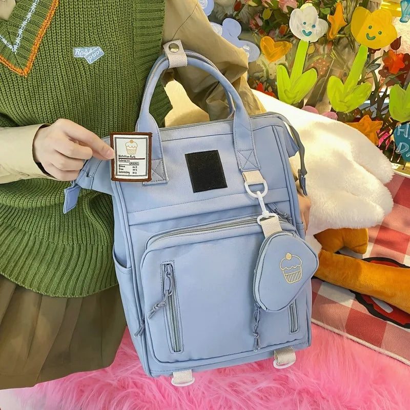 Teenage School Bag For Girls Backpack Women Printing Bookbags Middle Student Sch