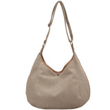 90s High Street Canvas Slouchy Hobo Shoulder Bag