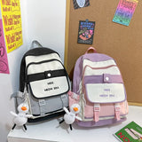 Teenager Girl Backpack Schoolcot Backpacks Canvas Bags