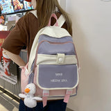Teenager Girl Backpack Schoolcot Backpacks Canvas Bags