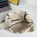 Y2K Grunge Fabric Canvas Sling Bag for Teens