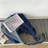 Teen Denim Hobo Handbag Soft Hip Hop Slouch Shoulder Bag