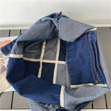 Teen Denim Hobo Handbag Soft Hip Hop Slouch Shoulder Bag