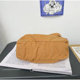 Y2K Teen Canvas Hobo Shoulder Bag Medium Size Pouch