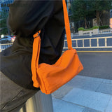 Teenager Mini Canvas Cellphone Handbag Girls High Street Hip Hop Small Size Bag