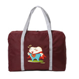Teeth Pattern Travel Bag Unisex Foldable Handbags Organizers