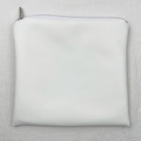Tefillin Bag Square Geometric Design PU Leather Zipper 21x21cm
