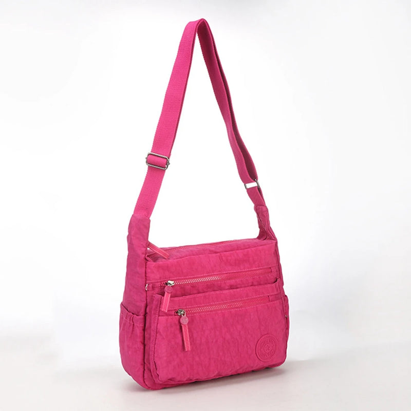 Tegaote Women's Shoulder Bag Crossbody Messenger Phone Pouch Waterproof Nylon