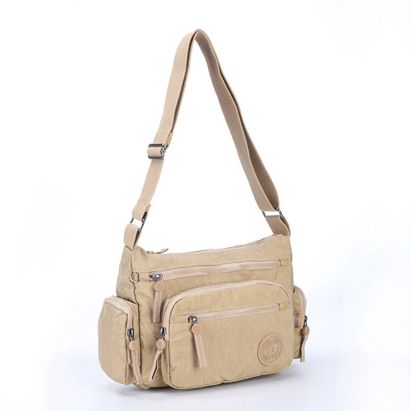 Tegaote Shoulder Bag for Women Outdoor Messenger Bags Crossbody Zipper Bag