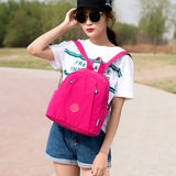Tegaote Waterproof Nylon Backpack Anti-theft Shoulder Bag Colorful 525#