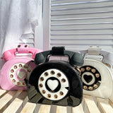 Pink Telephone Shape Shoulder Bag for Women
