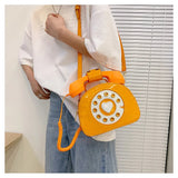 Pink Telephone Shape Shoulder Bag for Women