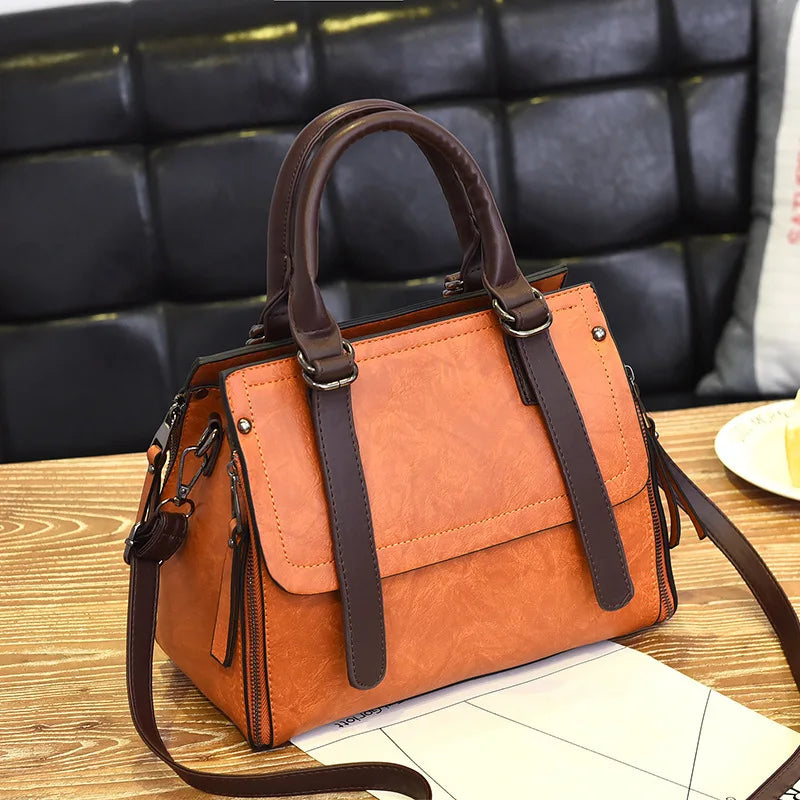 Temperament All-match Shoulder Bag Large Capacity Messenger Handbag