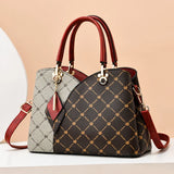 Color-blocking Shoulder Bag Large Capacity Messenger Bag