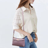 Temperament Ladies Shoulder Bag Soft Leather Armpit Messenger Bag