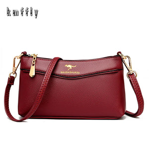 Temperament Ladies Shoulder Bag Soft Leather Armpit Messenger Bag