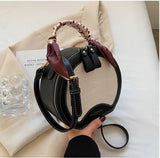 Temperament Stone Pattern Shoulder Bag PU Leather Women's Crossbody Bag