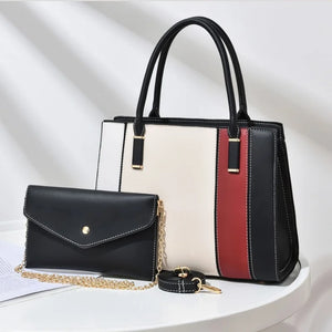 Temperament Two-piece Women's Bag Stitching Handbag Ladies One-shoulder