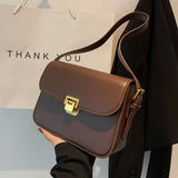 Temperament Women's Shoulder Bag High Leather Handbag Envelope Bag
