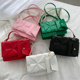 Retro Square Shoulder Bag Spring Single Diagonal Cross Bag