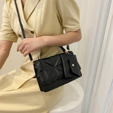 Retro Square Shoulder Bag Spring Single Diagonal Cross Bag