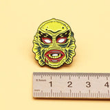 Movie Metal Brooch Lapel Accessories Gothic Thriller Halloween Gift Pin