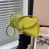 Texture Pu Leather Underarm Bag Women Handbag Shoulder Bags
