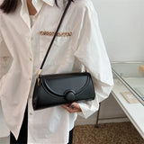 Texture Pu Leather Underarm Bag Women Handbag Shoulder Bags