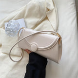 Texture Pu Leather Underarm Bag Women Handbag Shoulder Bags