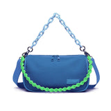 Fluorescent Mesh Crossbody Bag Chain Shoulder Bag