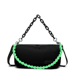 Fluorescent Mesh Crossbody Bag Chain Shoulder Bag