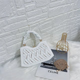 Beaded Chain Shoulder Bag Square Shape