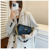 Texture Women Shoulder Bag Solid Pu Leather Handbags And Purses