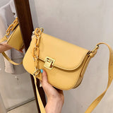 Texture Messenger Bag Women's Shoulder Bag