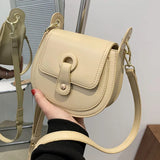 Texture Versatile Small Bag Net Red Women's Shoulder Bag Autumn Winter Solid Fla