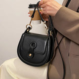 Texture Versatile Small Bag Net Red Women's Shoulder Bag Autumn Winter Solid Fla