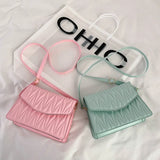 Textured Embroidered Ladies Shoulder Bag