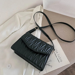 Textured Embroidered Ladies Shoulder Bag