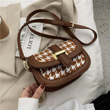 Textured Women's Shoulder Messenger Bag Crossbody Bag