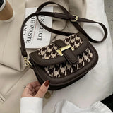 Textured Women's Shoulder Messenger Bag Crossbody Bag