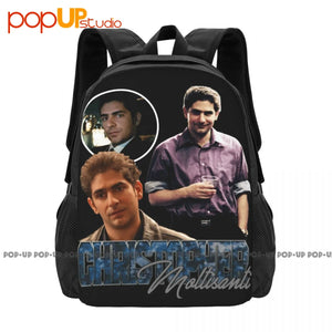 The Sopranos Christopher Moltisanti Backpack Large Capacity Portable Beach Bag
