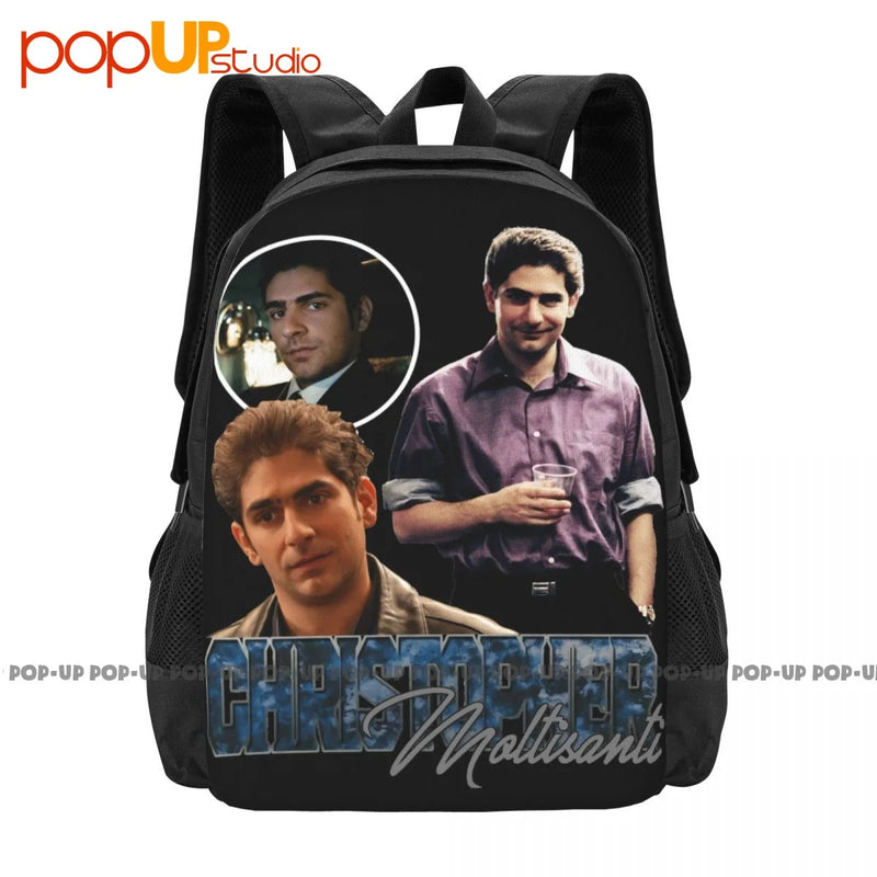 The Sopranos Christopher Moltisanti Backpack Large Capacity Portable Beach Bag