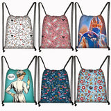 Thank You Doctor Print Drawstring Bag Nurse Girls Shopping Backpack Travel