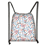 Thank You Doctor Print Drawstring Bag Nurse Girls Shopping Backpack Travel