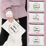 Mistress Cosmetic Bag Pencil Case Canvas Makeup Zipper Pouch