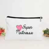 Mistress Cosmetic Bags Portable Make Up Bags with Zips
