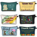 Teacher Superhero Cosmetic Case Makeup Bag
