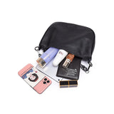 Cowhide Woman Chain Messenger Bag with Wide Single Strap